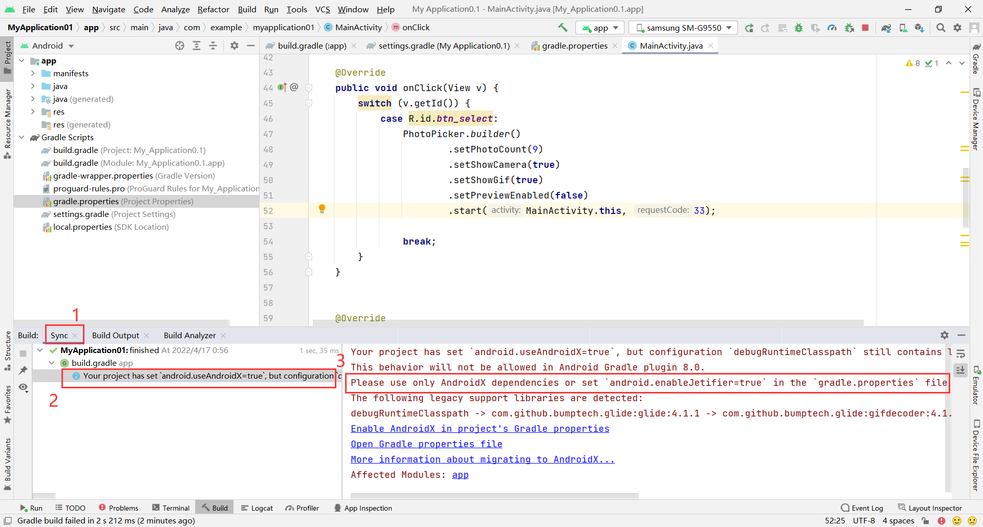 关于在Android工程中，添加第三方依赖后，同步时发生错误的解决方法插图6