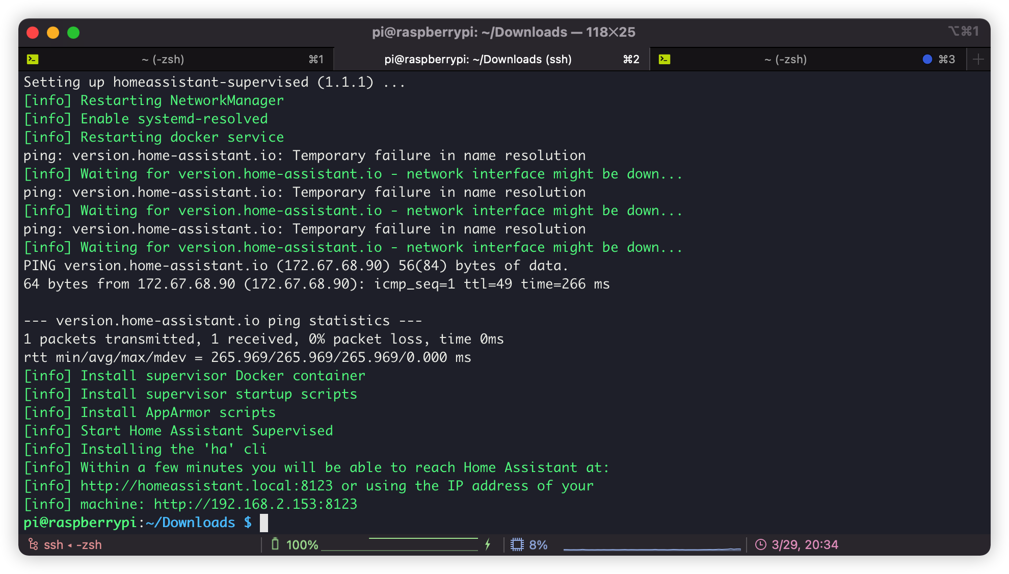 树莓派—安装Home Assistant Supervised插图21